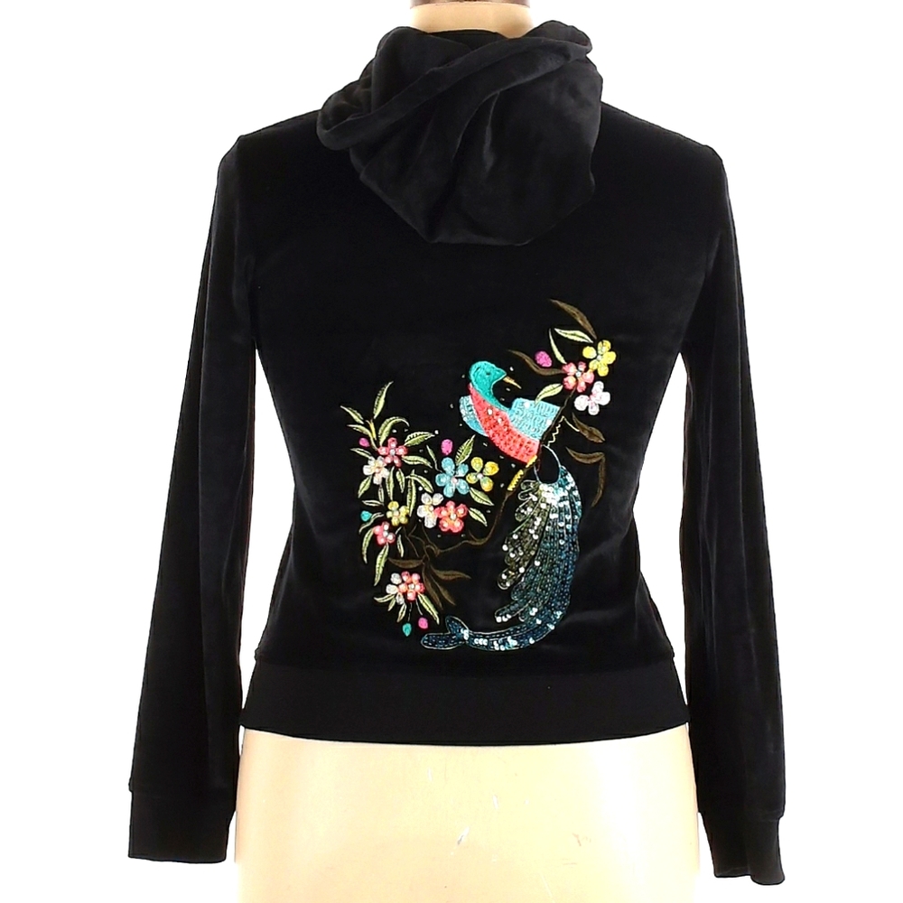 BCBG MaxAzria hoodie velour sz XLP